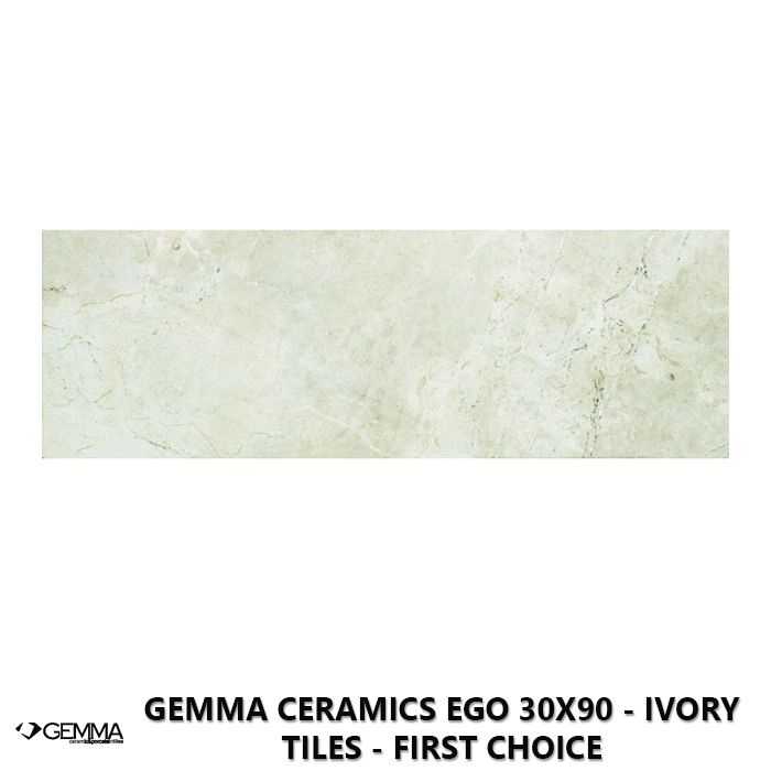 Gemma Ceramics Ego 30x90 - Ivory Tiles - First Choice
