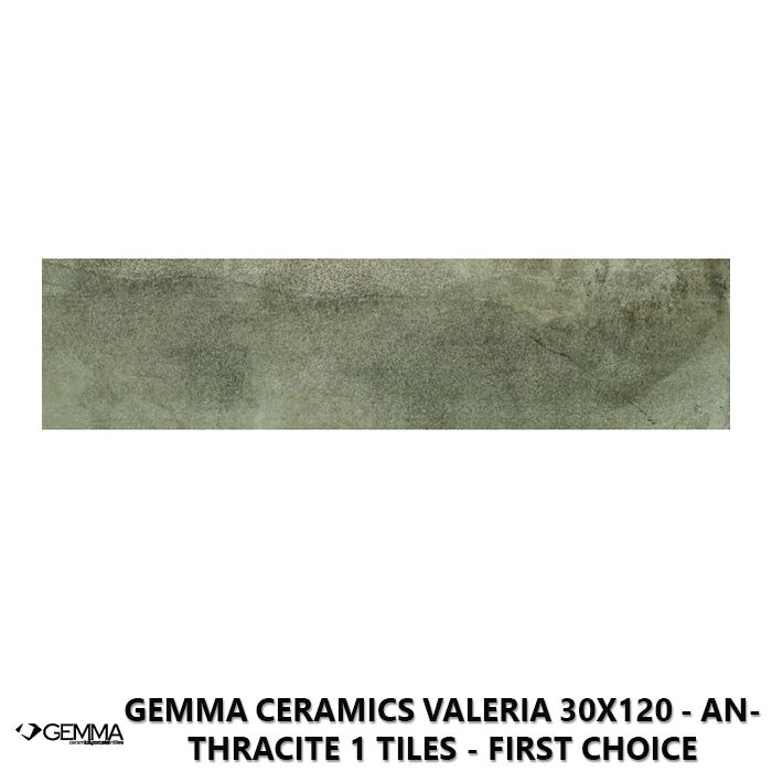 Gemma Ceramics Valeria 30x120 - Anthracite 1 Tiles - First Choice
