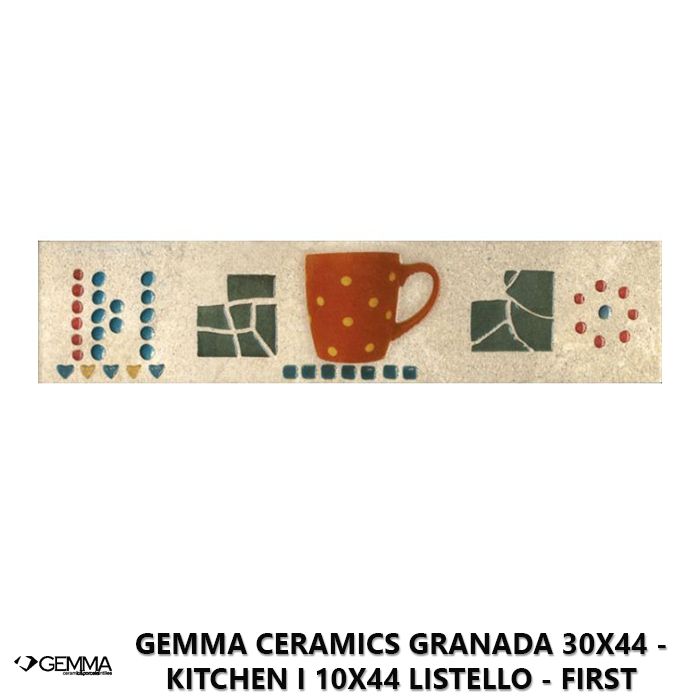 Gemma Ceramics Granada 30x44 - Kitchen I 10x44 Listello - First Choice