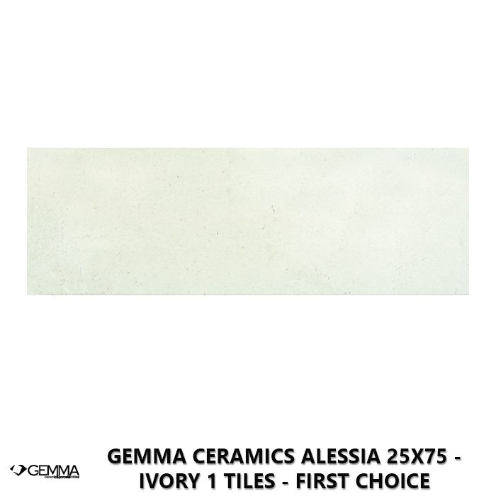 Gemma Ceramics Alessia 25x75 - Ivory 1 Tiles - First Choice