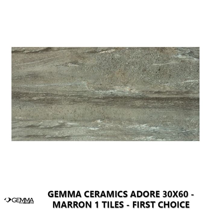 Gemma Ceramics Adore 30x60 - Marron 1 Tiles - First Choice