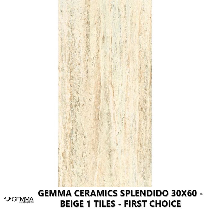 Gemma Ceramics Splendido 30x60 - Beige 1 Tiles - First Choice