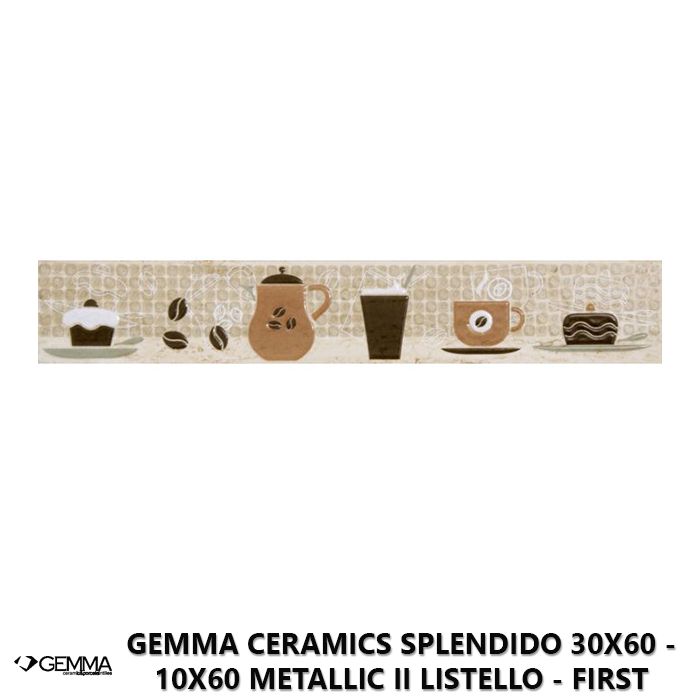 Gemma Ceramics Splendido 30x60 - 10x60 Metallic II Listello - First Choice