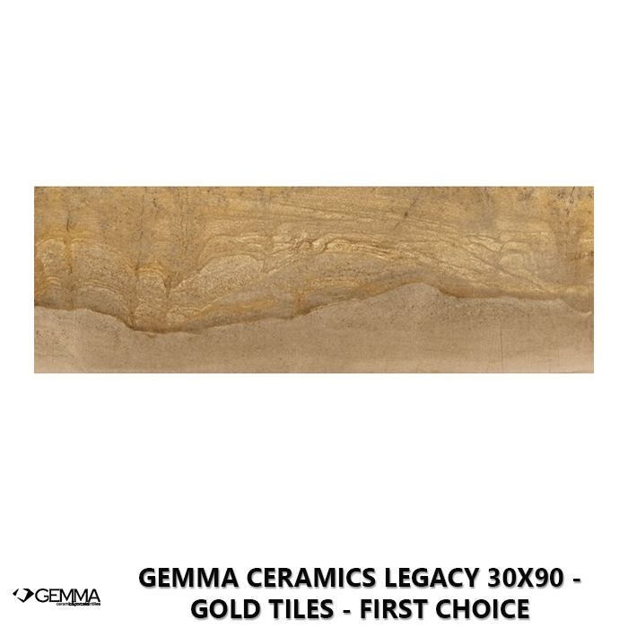 Gemma Ceramics Legacy 30x90 - Gold Tiles - First Choice