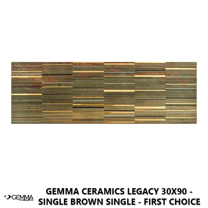 Gemma Ceramics Legacy 30x90 - Single Brown Single - First Choice
