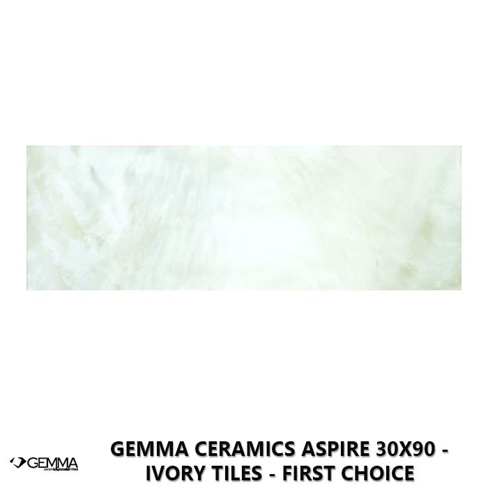 Gemma Ceramics Aspire 30x90 - Ivory Tiles - First Choice