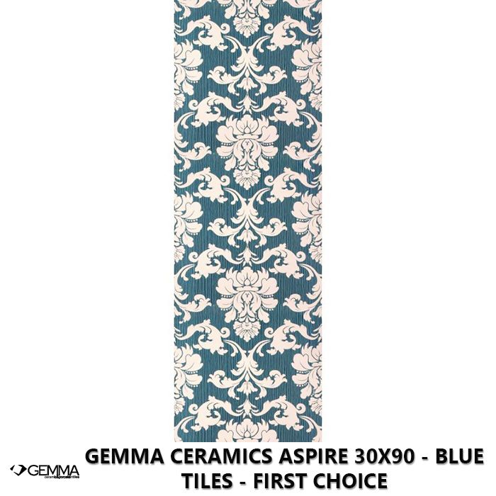 Gemma Ceramics Aspire 30x90 - Blue Tiles - First Choice