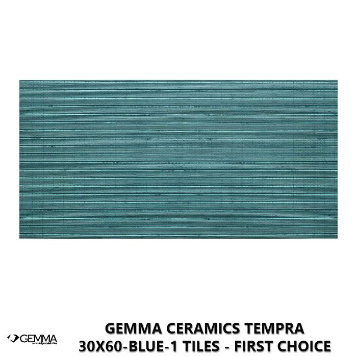 Gemma Ceramics Tempra 30x60-Blue-1 Tiles - First Choice