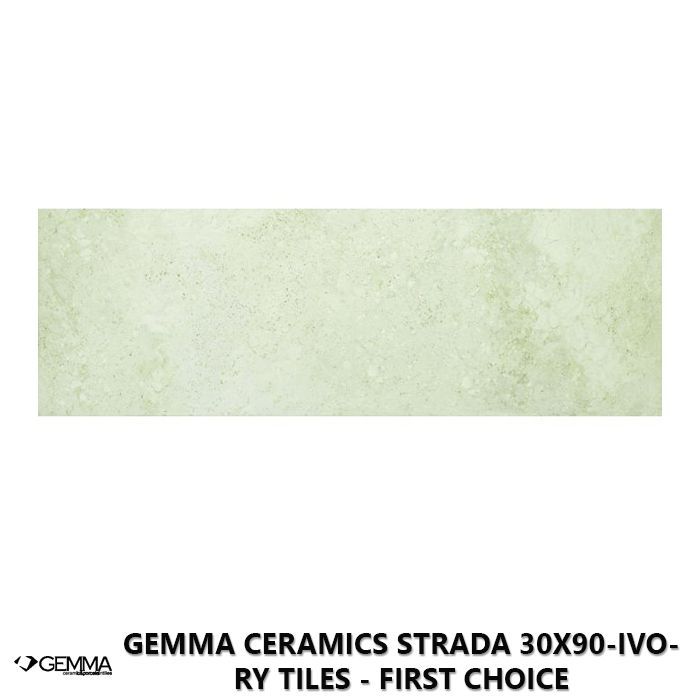 Gemma Ceramics Strada 30x90-Ivory Tiles - First Choice