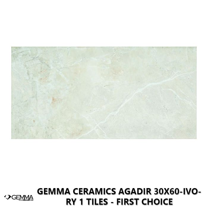 Gemma Ceramics Agadir 30x60-Ivory 1 Tiles - First Choice