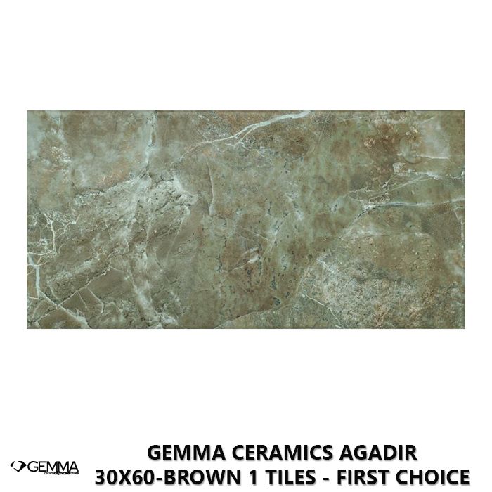 Gemma Ceramics Agadir 30x60-Brown 1 Tiles - First Choice