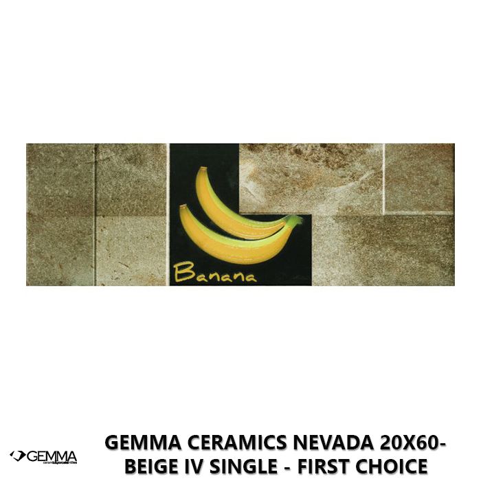 Gemma Ceramics Nevada 20x60- Beige IV Single - First Choice