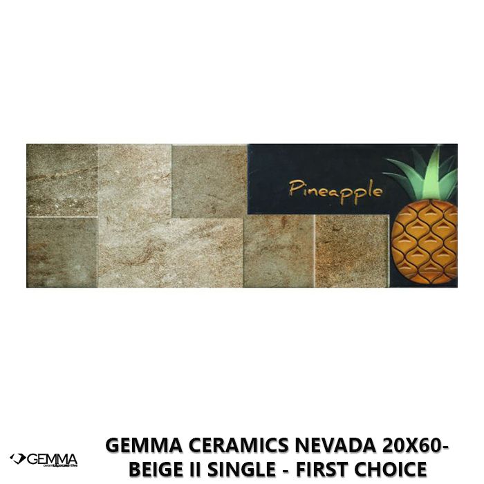 Gemma Ceramics Nevada 20x60- Beige II Single - First Choice