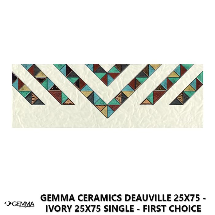 Gemma Ceramics Deauville 25x75 - Ivory 25x75 Single - First Choice