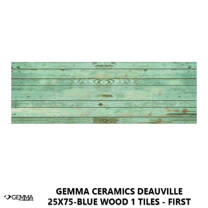 Gemma Ceramics Deauville 25x75-Blue Wood 1 Tiles - First Choice