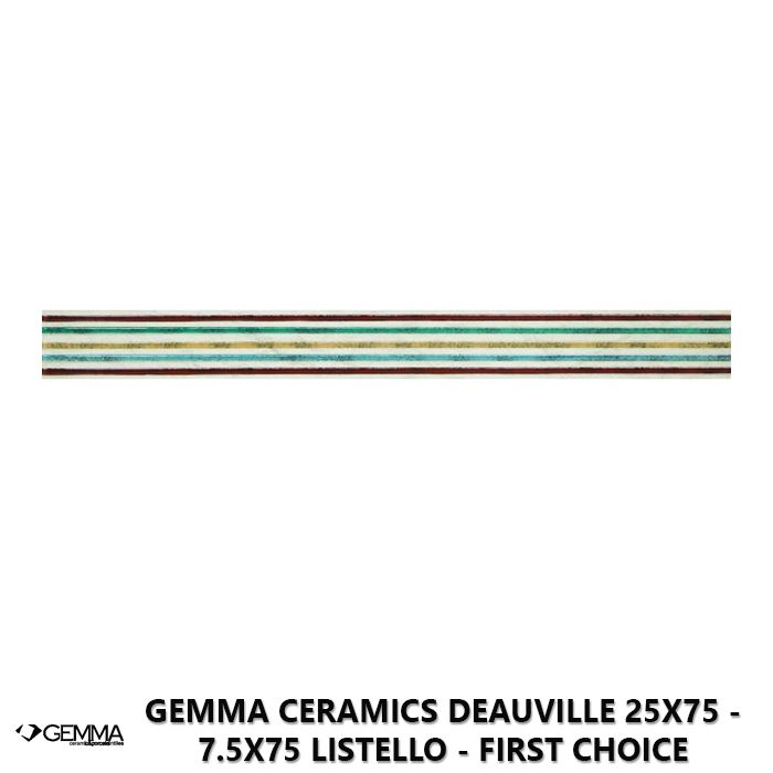 Gemma Ceramics Deauville 25x75 - 7.5x75 Listello - First Choice