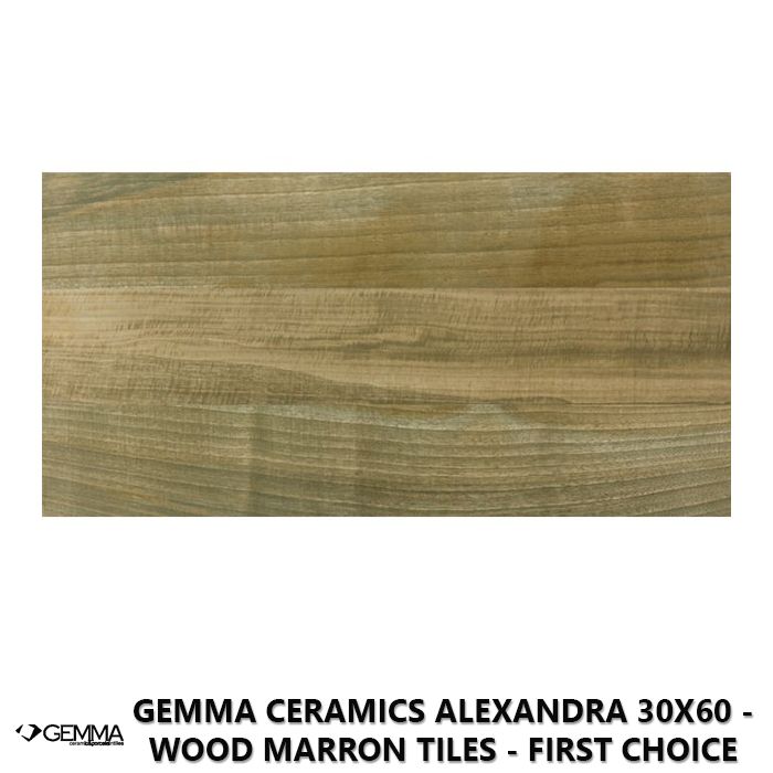 Gemma Ceramics Alexandra 30x60 - Wood Marron Tiles - First Choice