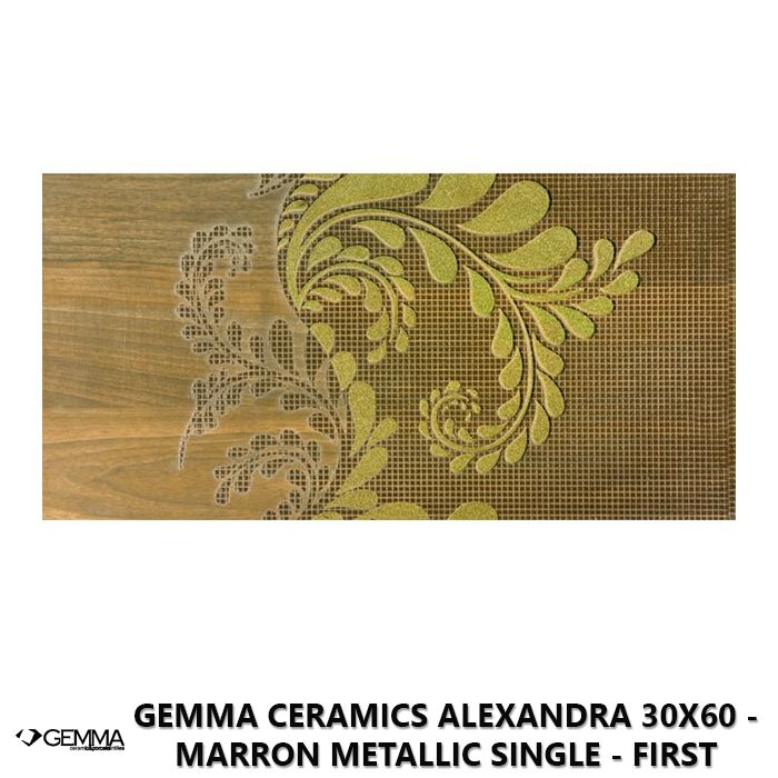 Gemma Ceramics Alexandra 30x60 - Marron Metallic Single - First Choice