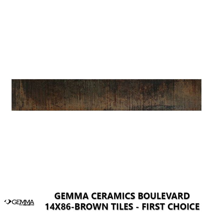 Gemma Ceramics Boulevard 14x86-Brown Tiles - First Choice