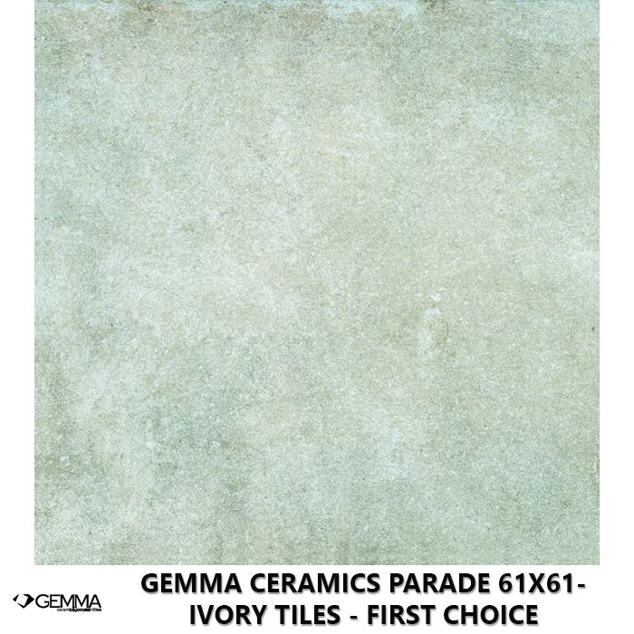 Gemma Ceramics Parade 61x61- Ivory Tiles - First Choice