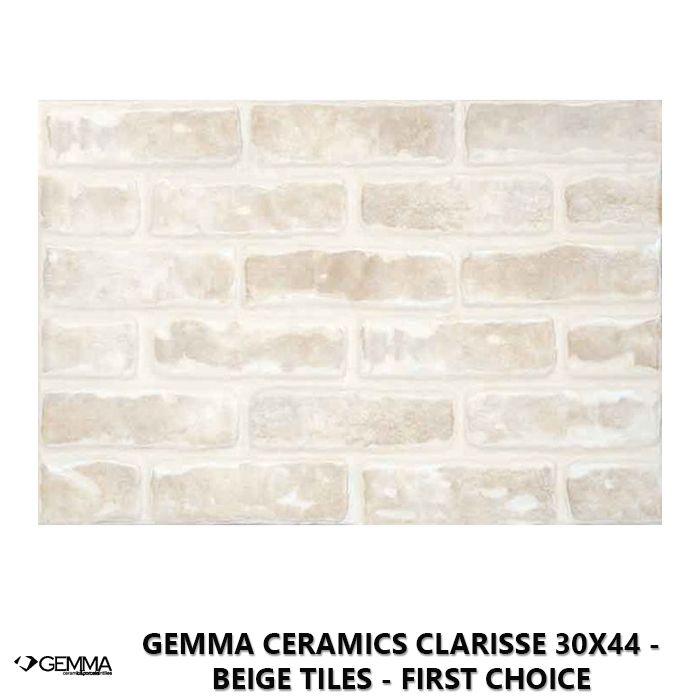 Gemma Ceramics Clarisse 30x44 - Beige Tiles - First Choice