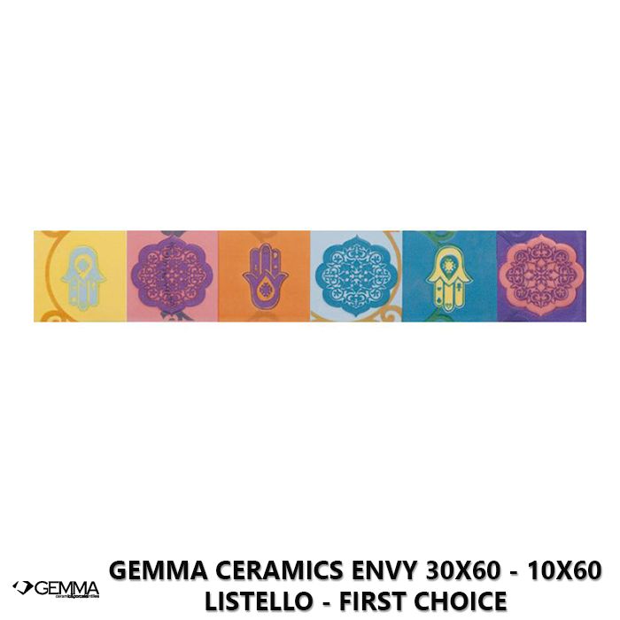 Gemma Ceramics Envy 30x60 - 10x60 Listello - First Choice