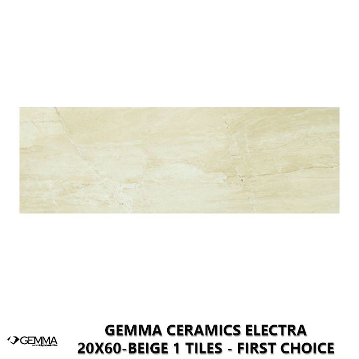 Gemma Ceramics Electra 20x60-Beige 1 Tiles - First Choice