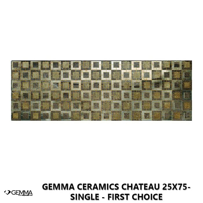 Gemma Ceramics Chateau 25x75- Single - First Choice