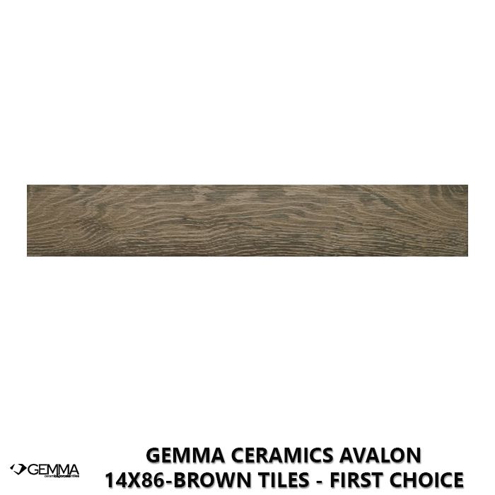 Gemma Ceramics Avalon 14x86-Brown Tiles - First Choice