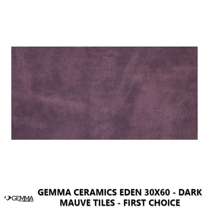 Gemma Ceramics Eden 30x60 - Dark Mauve Tiles - First Choice