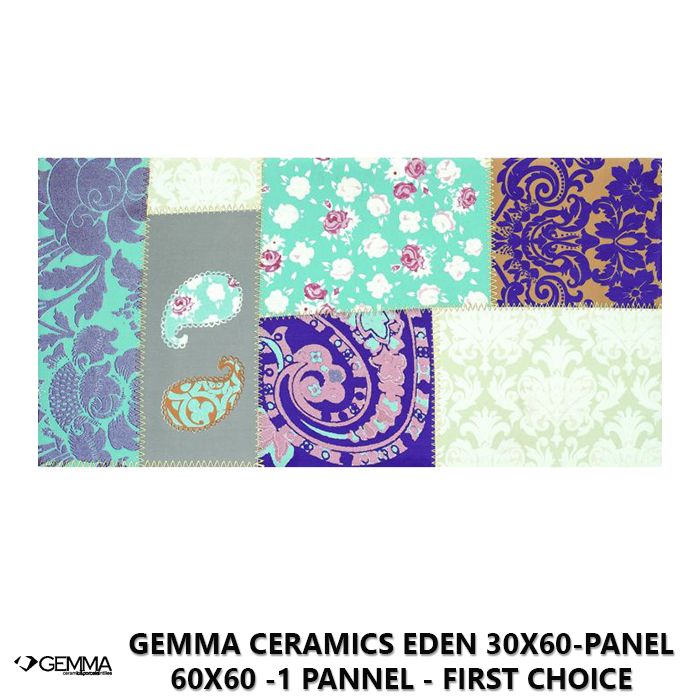 Gemma Ceramics Eden 30x60-Panel 60x60 -1 Pannel - First Choice