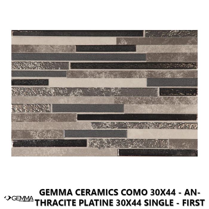 Gemma Ceramics Como 30x44 - Anthracite Platine 30x44 Single - First Choice