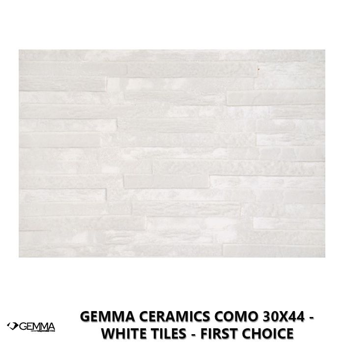 Gemma Ceramics Como 30x44 - White Tiles - First Choice