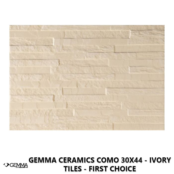 Gemma Ceramics Como 30x44 - Ivory Tiles - First Choice