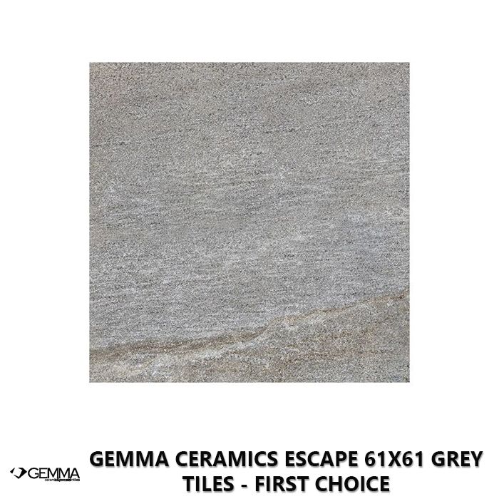 Gemma Ceramics Escape 61x61 Grey Tiles - First Choice