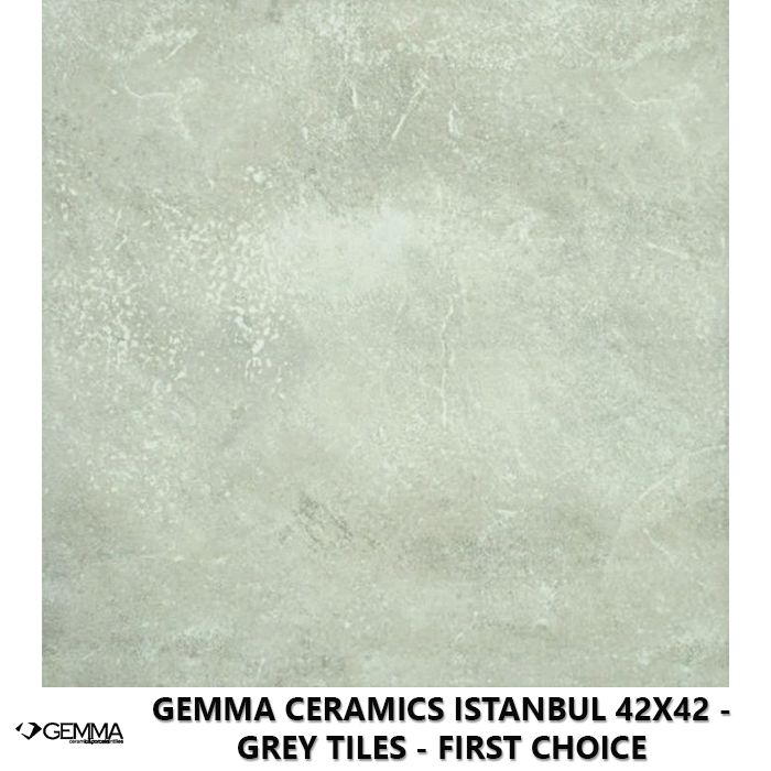 Gemma Ceramics Istanbul 42x42 - Grey Tiles - First Choice