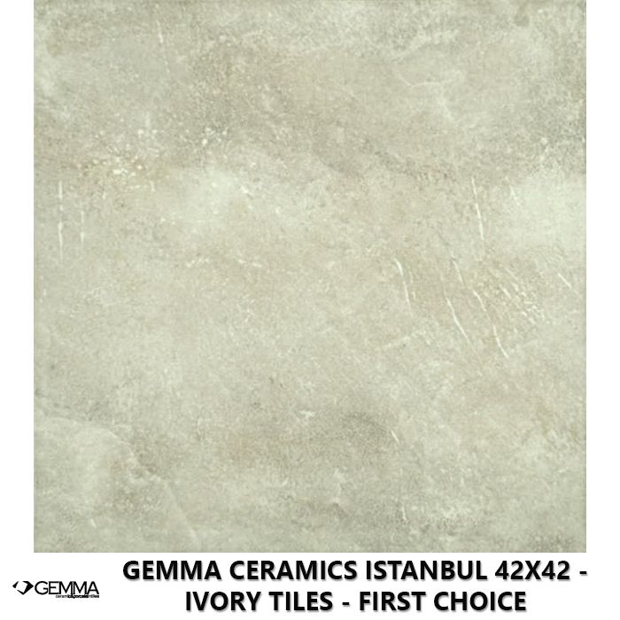 Gemma Ceramics Istanbul 42x42 - Ivory Tiles - First Choice