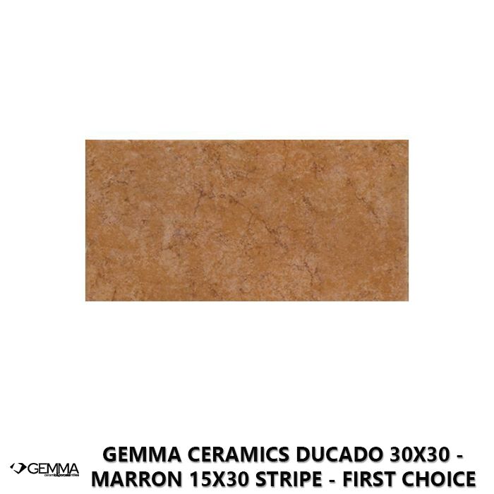 Gemma Ceramics Ducado 30x30 - Marron 15x30 Stripe - First Choice