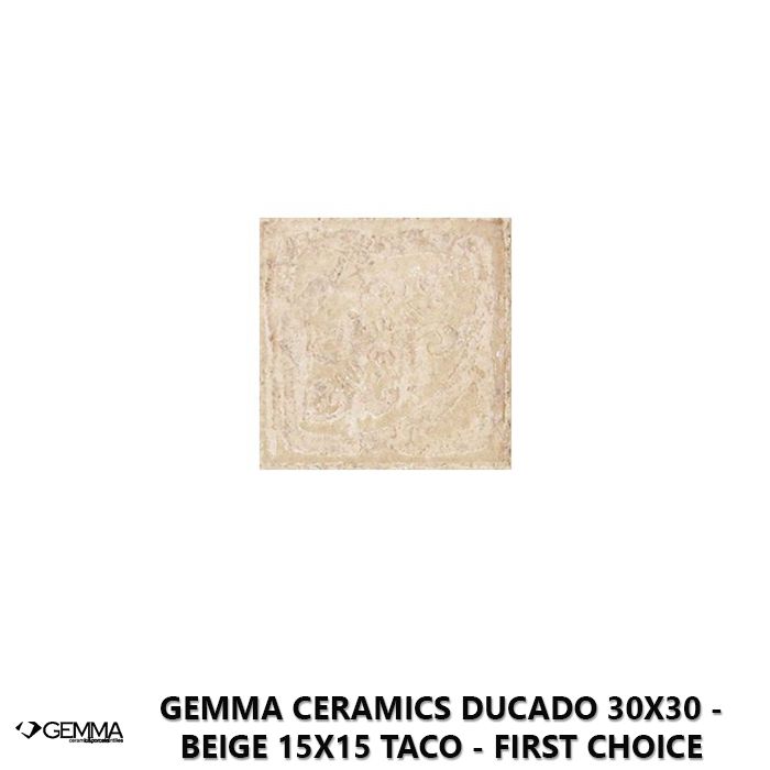 Gemma Ceramics Ducado 30x30 - Beige 15x15 Taco - First Choice