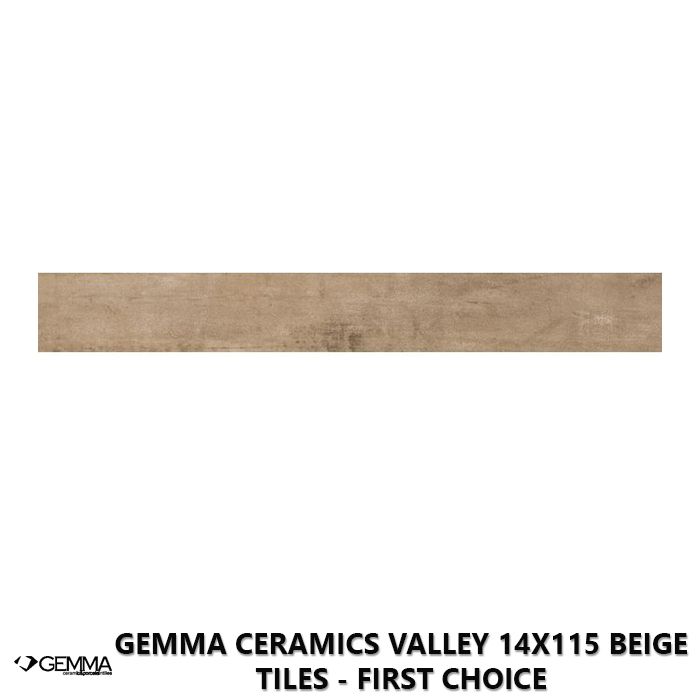 Gemma Ceramics Valley 14x115 Beige Tiles - First Choice