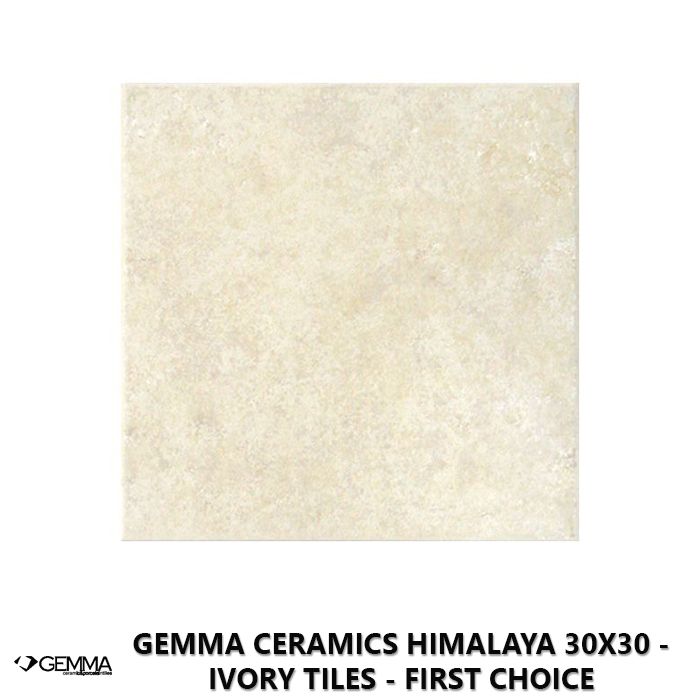 Gemma Ceramics Himalaya 30x30 - Ivory Tiles - First Choice