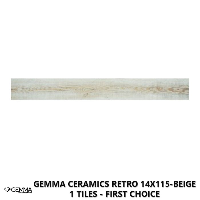 Gemma Ceramics Retro 14x115-Beige 1 Tiles - First Choice