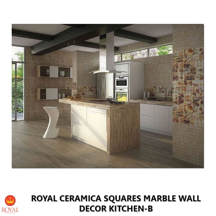 Royal Ceramica SQUARES MARBLE WALL decor kitchen-b