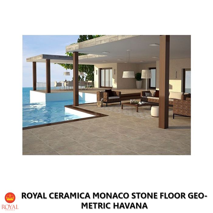 Royal Ceramica MONACO STONE FLOOR geometric havana