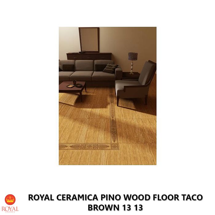 Royal Ceramica PINO WOOD FLOOR taco brown 13 13