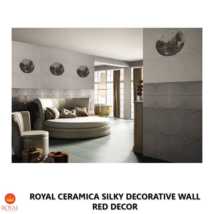 Royal Ceramica SILKY DECORATIVE WALL red decor