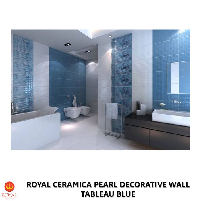 Royal Ceramica PEARL DECORATIVE WALL tableau blue