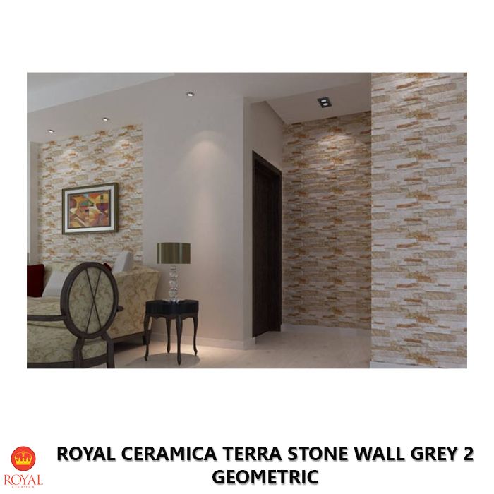 Royal Ceramica TERRA STONE WALL grey 2 geometric
