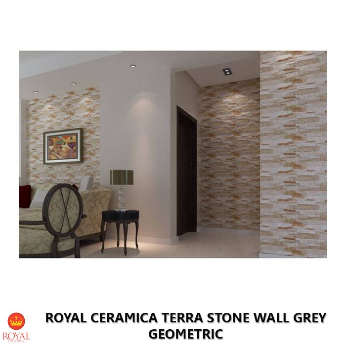 Royal Ceramica TERRA STONE WALL grey geometric