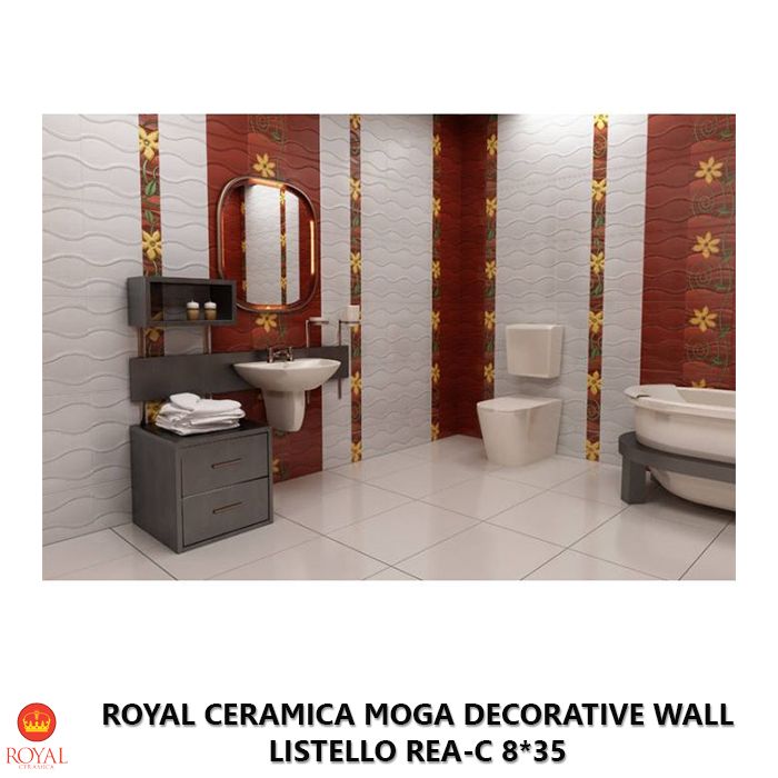 Royal Ceramica MOGA DECORATIVE WALL listello rea-c 8*35